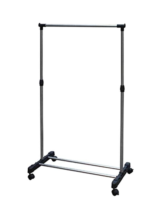 Single Column Clothes Hanger Black
