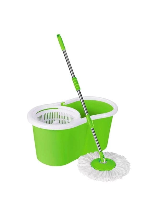 Spinning Mop And Bucket Set Green/White