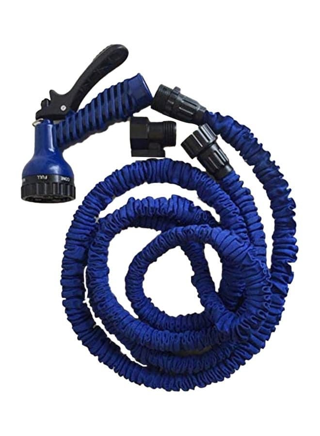 Hose Water Pipe Expanding Spray Gun Blue 100feet