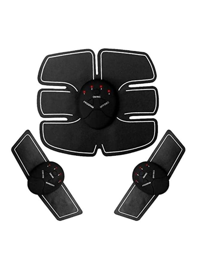 3-Piece Abdominal Electronic Body Massager Device Set