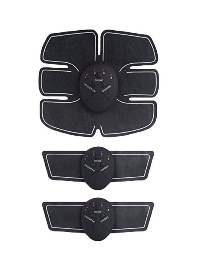 3-Piece Abdominal Electronic Body Massager Device Set