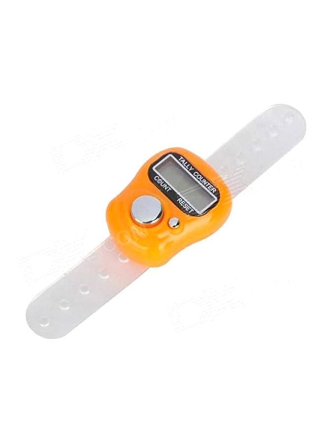 Tasbeeh Tally Counter Orange/Black