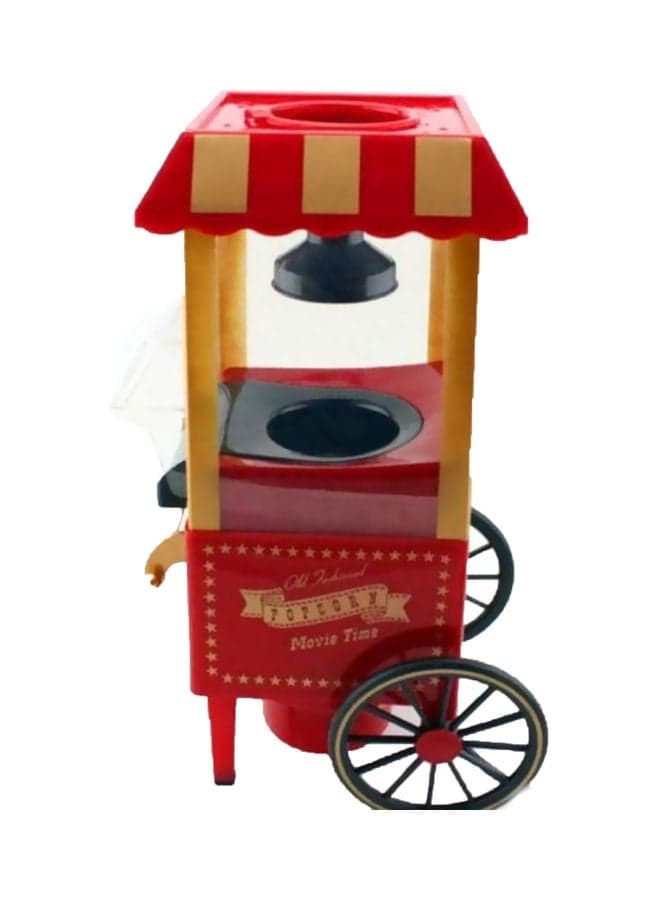Electric Hot Air Popcorn Maker MINI Home Household Machine 8907 Red/Yellow