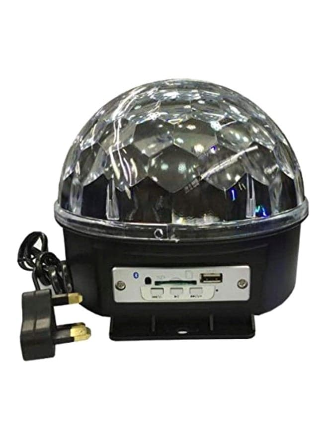 LED Crystal Magic Ball With Bluetooth Black/White 17.5x16.8x16cm