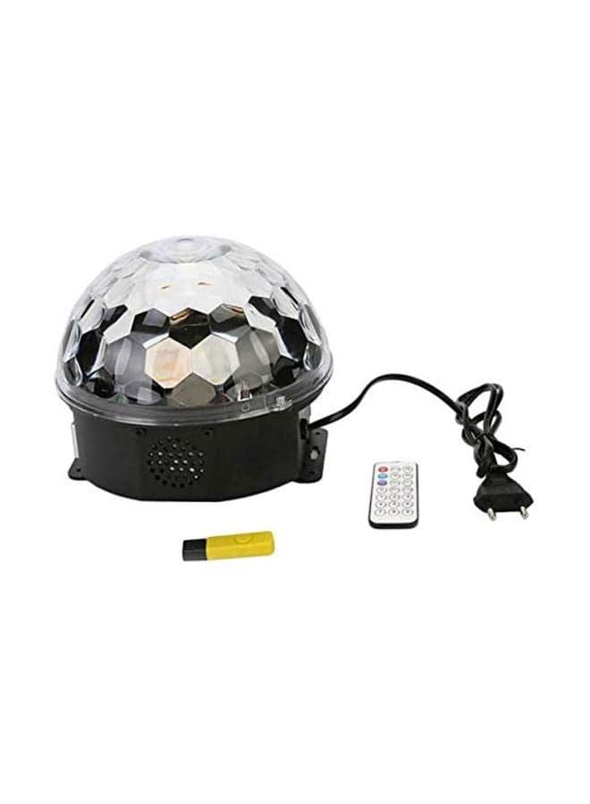 LED Disco DJ Lamp With Remote Control Multicolour 6.5x7.6x7.3inch