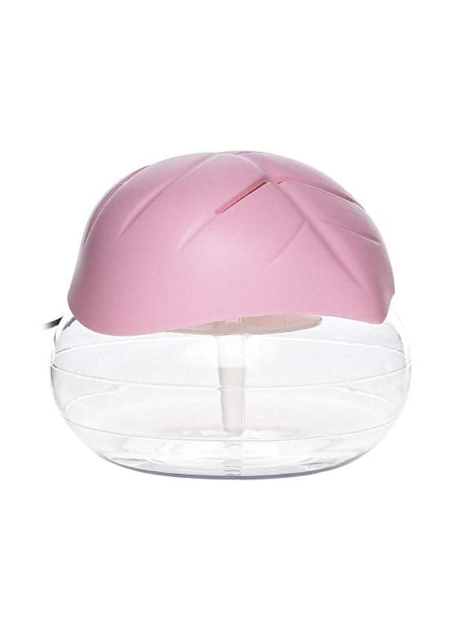 Leaf Shape Electrical Water Air Refresher Pink/Clear 18.5x18.5x16centimeter
