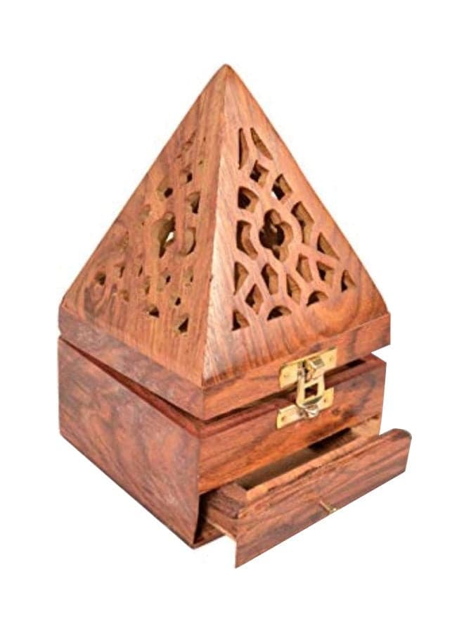 Conical Incense Burner Brown