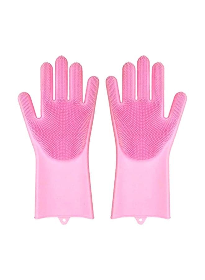 Silicone Magic Gloves Pink 25x6inch