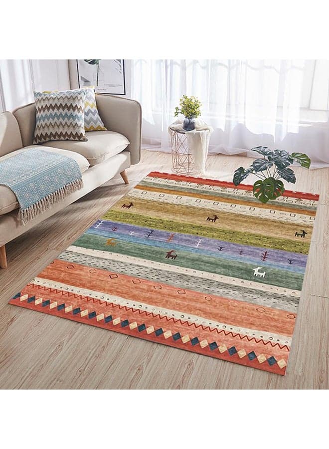 Durable Morden Pattern Anti-slip Soft Carpet Multicolour 60x90cm