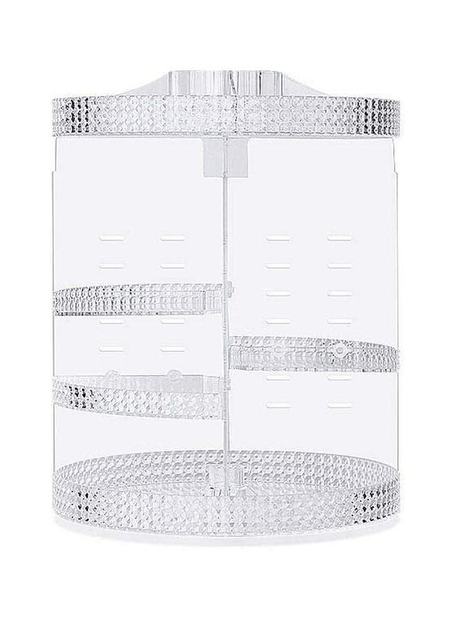 360 Degree Rotating Makeup Organizer Clear