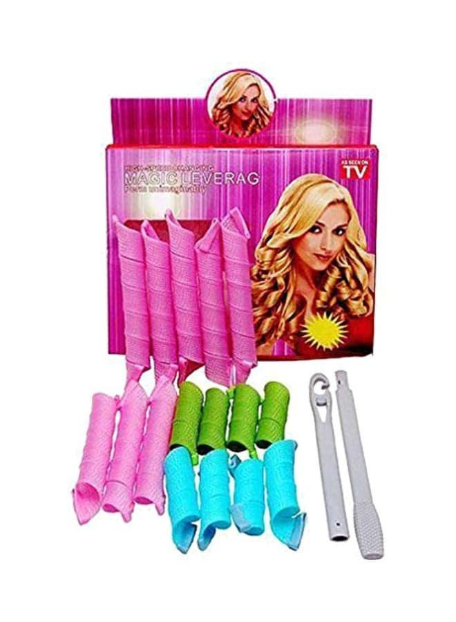 Hair Curler Pink/Green/Blue