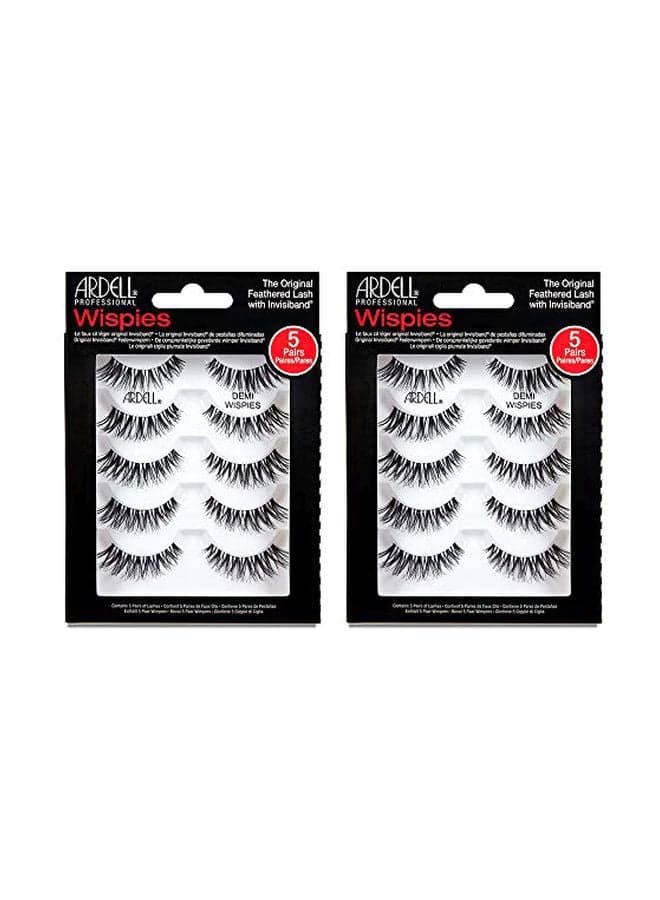 Pack Of 2 Wispies False Lashes Black