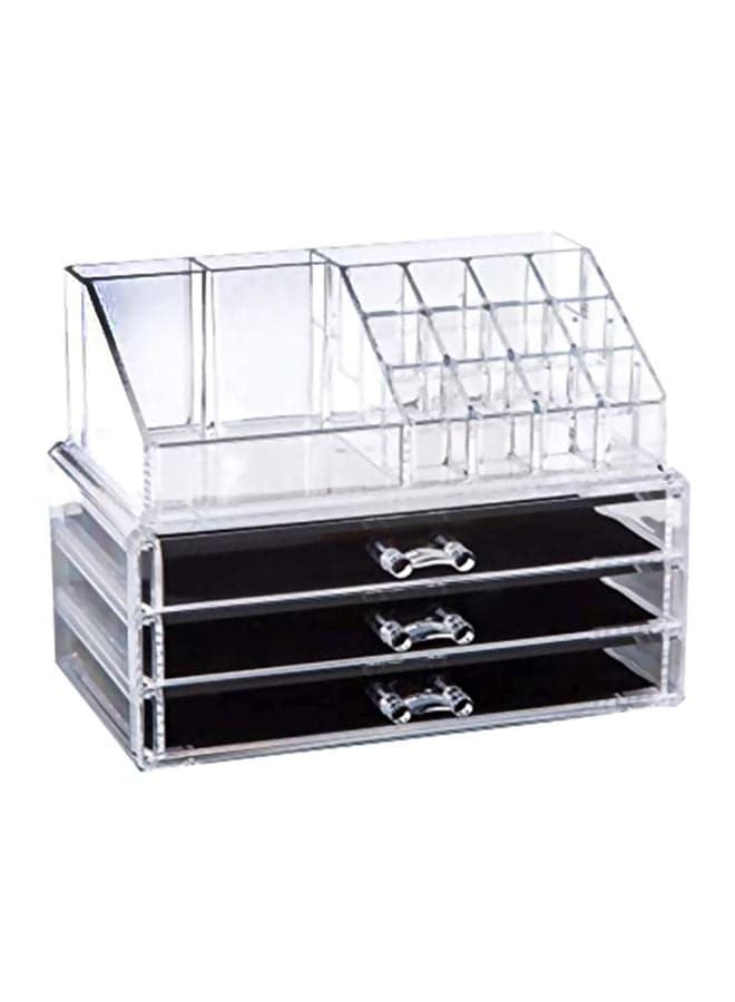 Acrylic Make Up Storage Box Clear