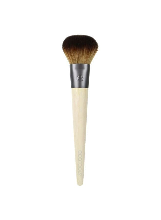 Precision Blush Brush Beige/Silver/Brown