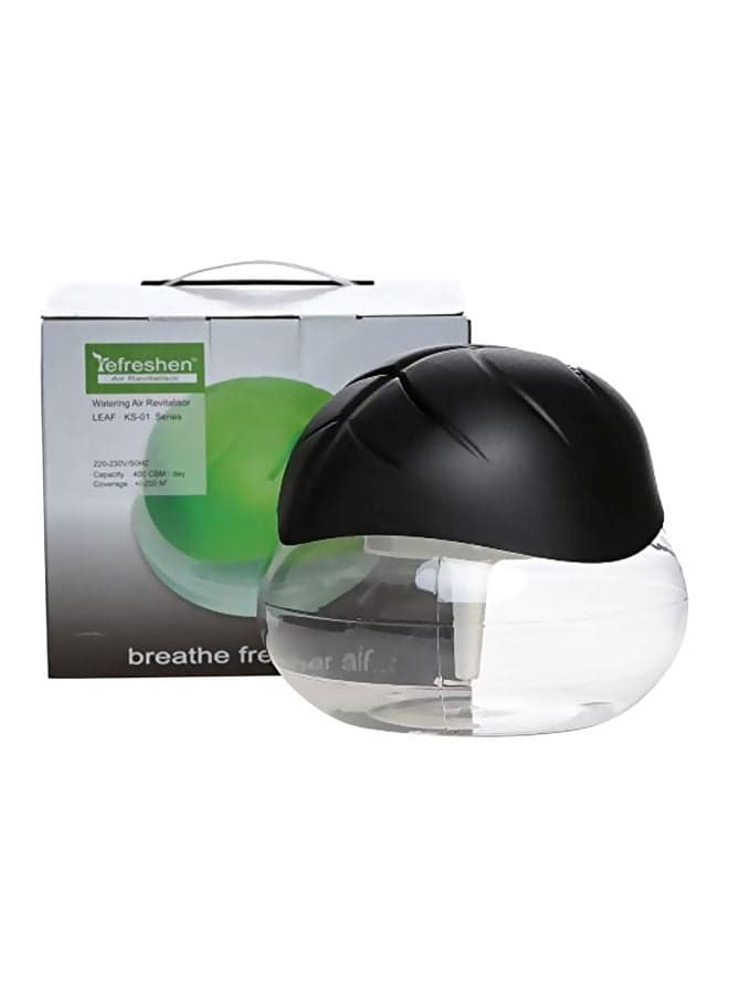 Leaf Shaped Electrical Water Air Refresher Clear/Black