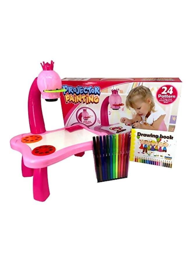Desk With Projector Painting Set