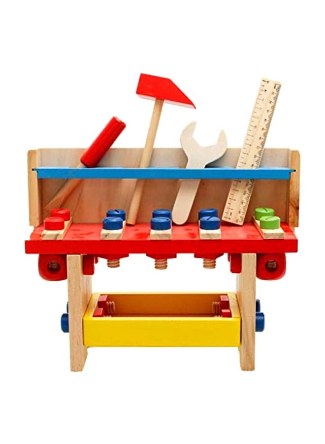 Wooden Puzzle Tool Table
