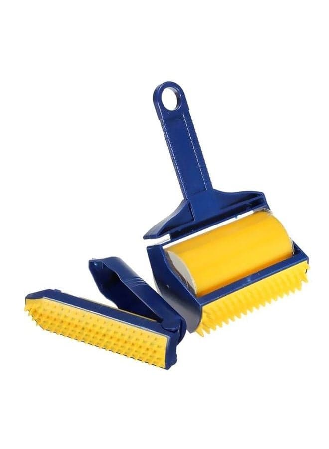 Dust Picker Lint Roller Brush Yellow/Blue