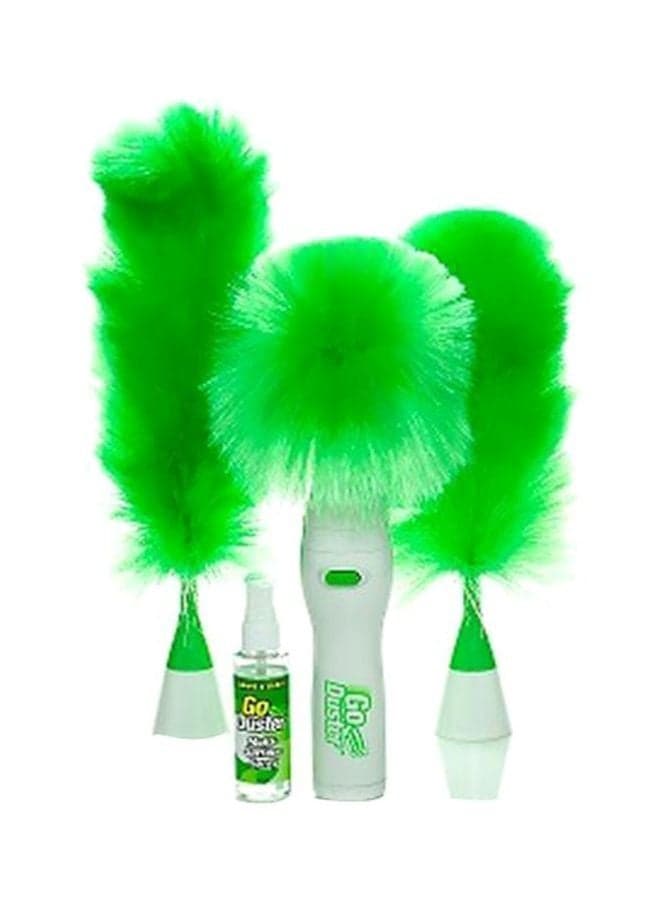 3-Piece Multipurpose Duster Set Green/White