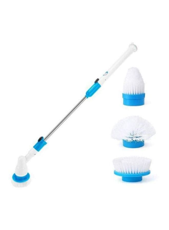 5-Piece Spin Scrubber Set White/Blue