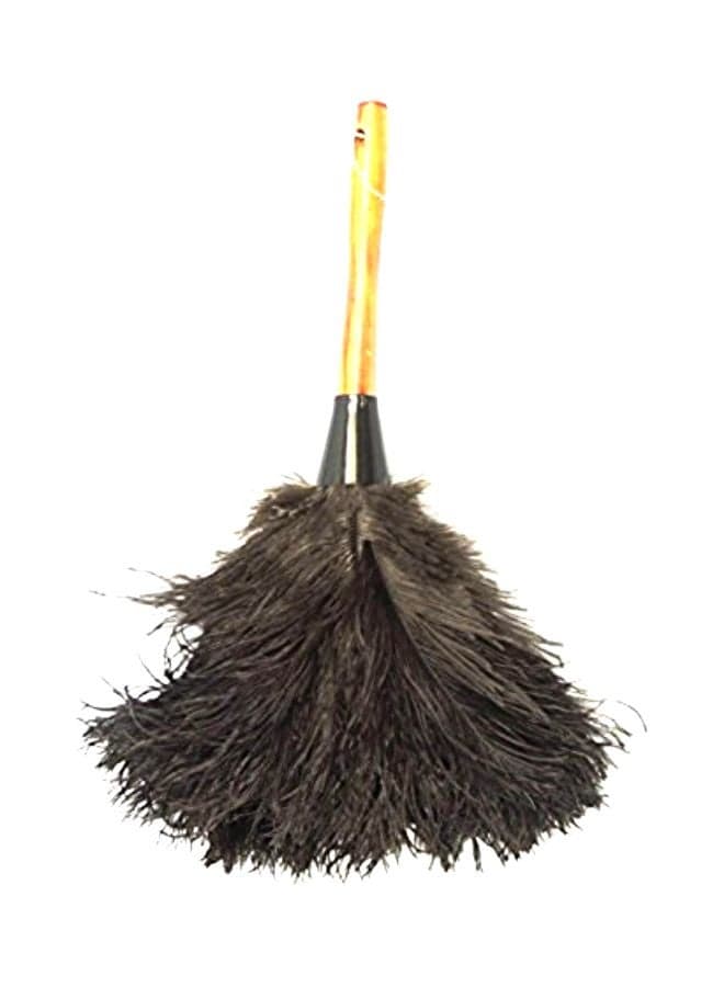 Ostrich Feather Duster Brown/Yellow 14inch