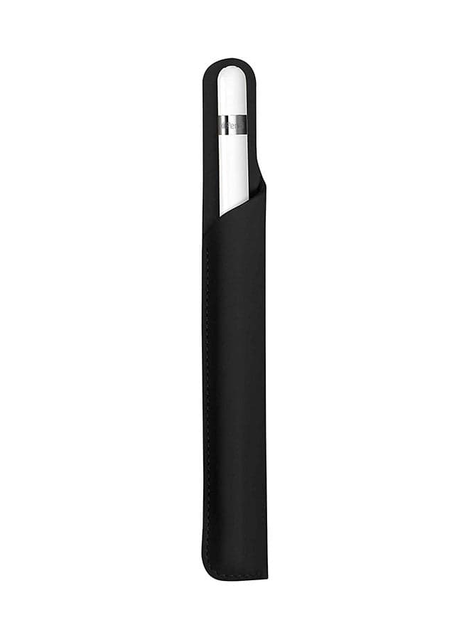 Pencil Snap Magnetic Leather Case For Apple Pencil Black