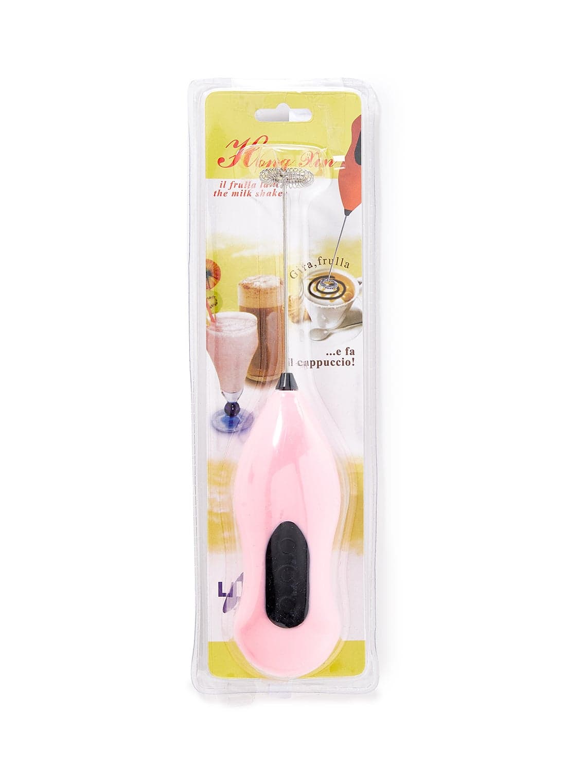 Milk Frother Handheld Foamer Cappuccino Maker Multicolour 16cm