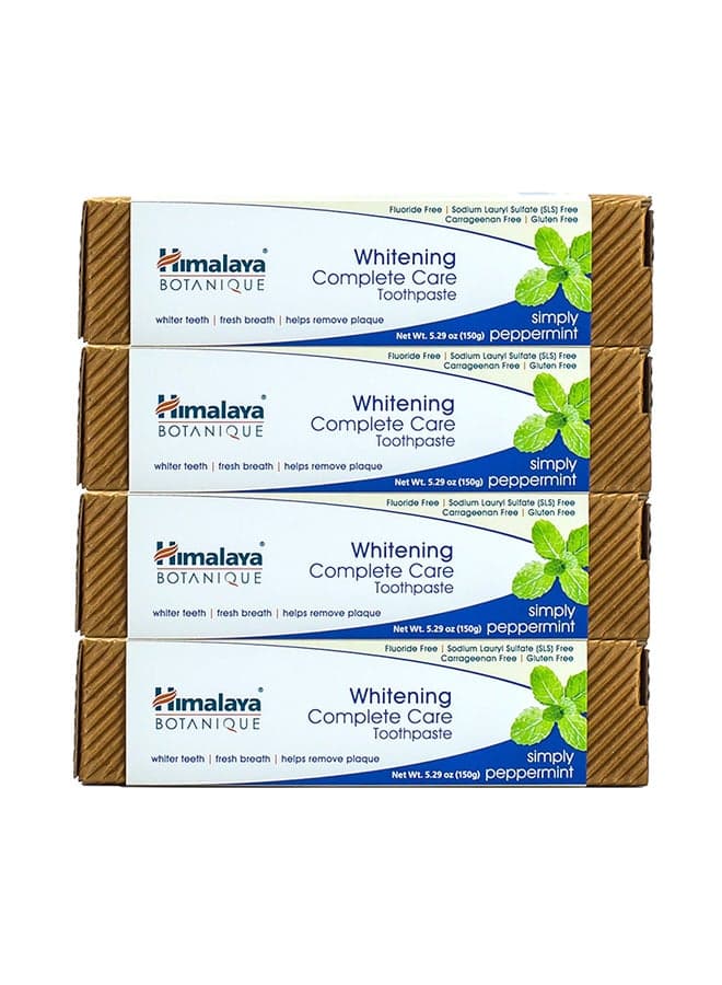 Pack Of 4 Whitening Complete Care Toothpaste White 150grams