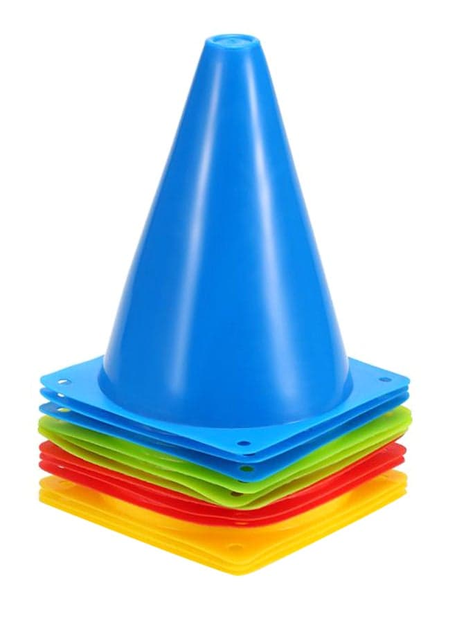 12-Piece Sport Training Traffic Cone Set 5.1 x 7inch