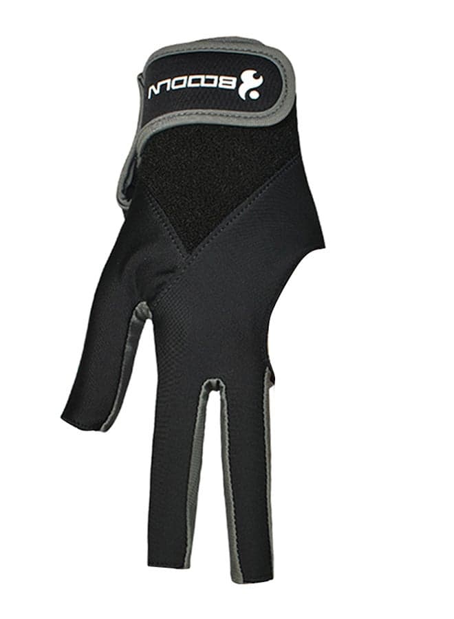 Three Cut Pool Cue Billiard Gloves M-L