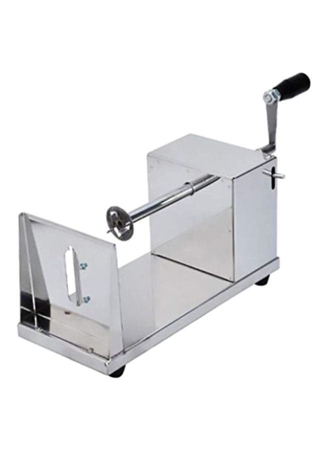 Stainless Steel Twisted Potato Slicer Silver/Black