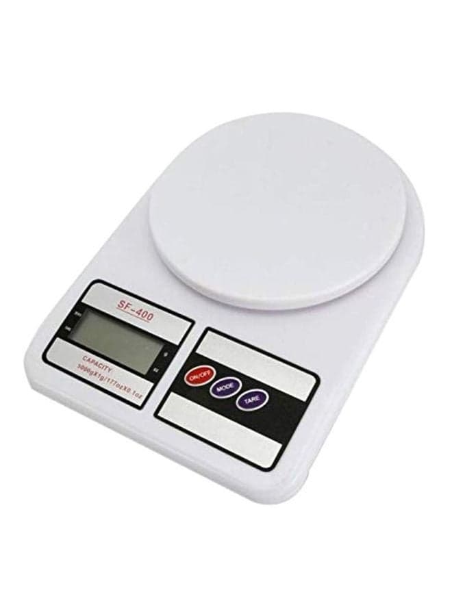 Digital Kitchen Scale White/Black