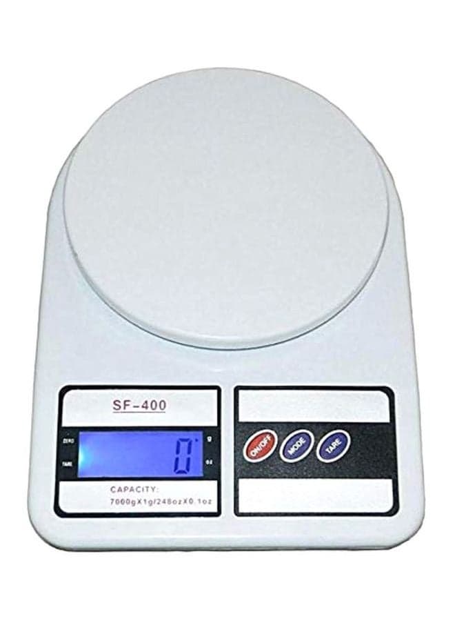 Digital Kitchen Scale White/Black