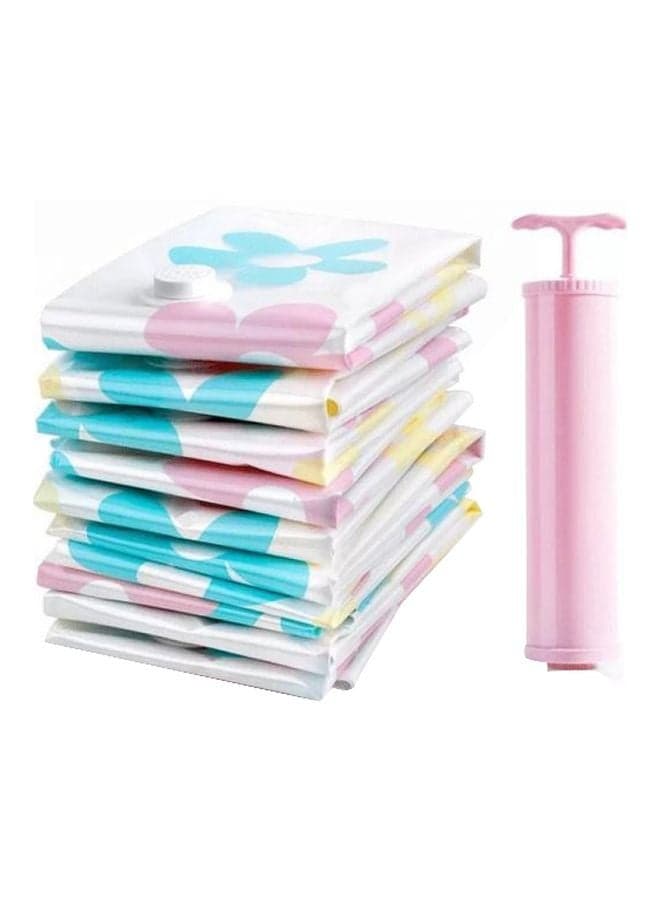11-Piece Large Airtight Space Bag Set Multicolour 100x70cm