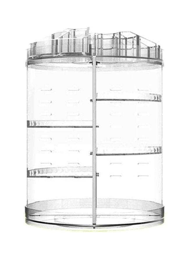360 Degree Rotating Makeup Organizer Clear