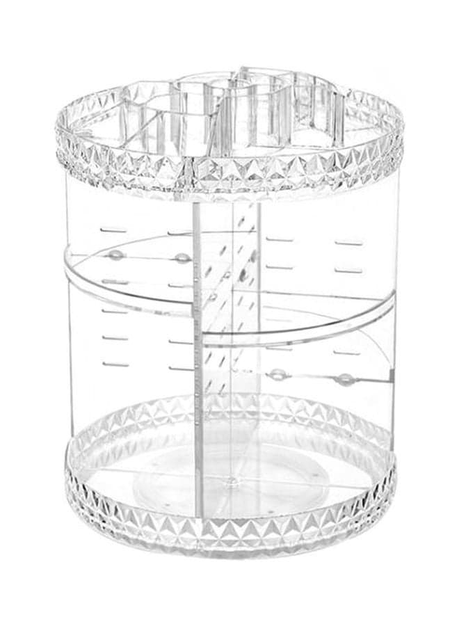 360 Degree Rotating Makeup Organizer Clear