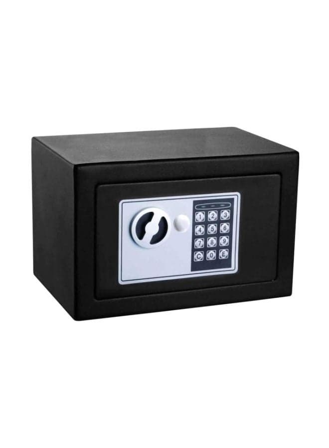 Electronic Digital Safety Box Black/Silver 20x31x20cm