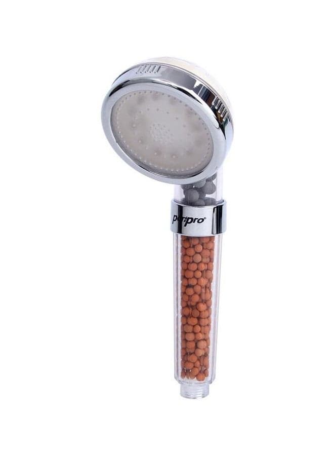 LED Shower Head Silver 15cm
