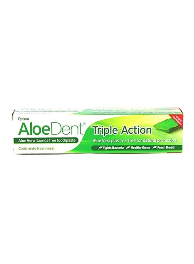 Triple Action Fluoride Free Toothpaste 100ml