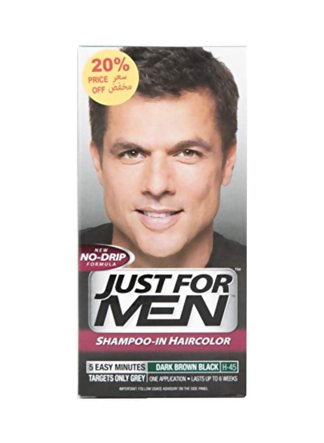 Shampoo Hair Color H-45 Dark Brown 14grams