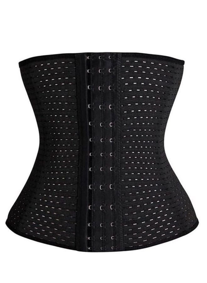 Hourglass Waist Training Corset Black