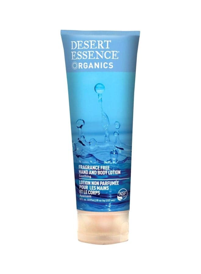 Organics Fragrance Free Hand And Body Lotion 237ml