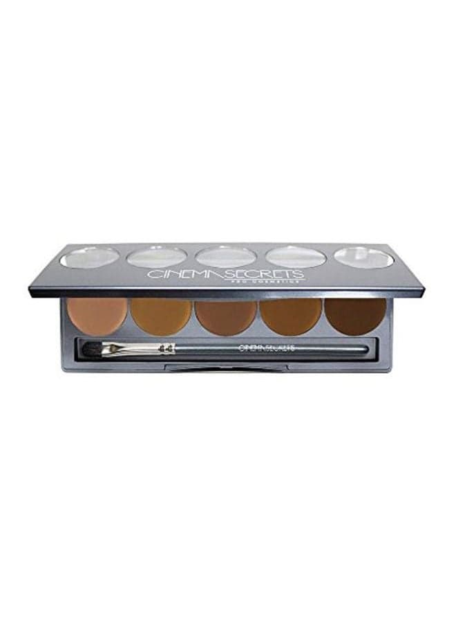 5-In-1 Pro Foundation Palette 100 Series-Deep Red Undertones