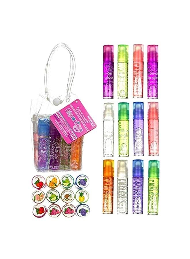 12-Piece Lip Gloss Multicolour