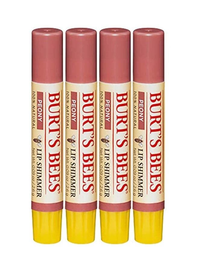 Pack Of 4 Lip Shimmer Peony