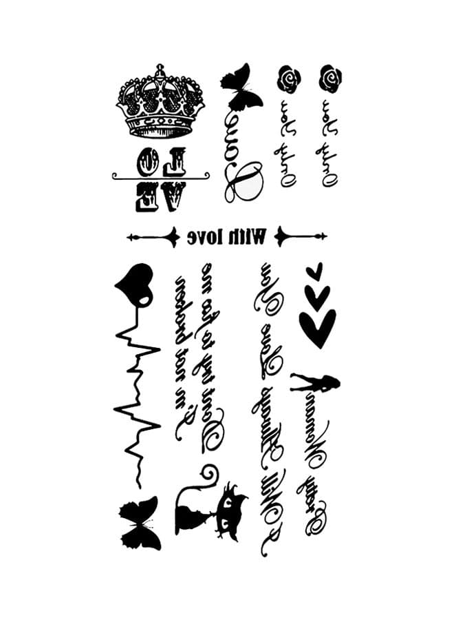 Cartoon Pattern Waterproof Temporary Tattoo Sticker 355