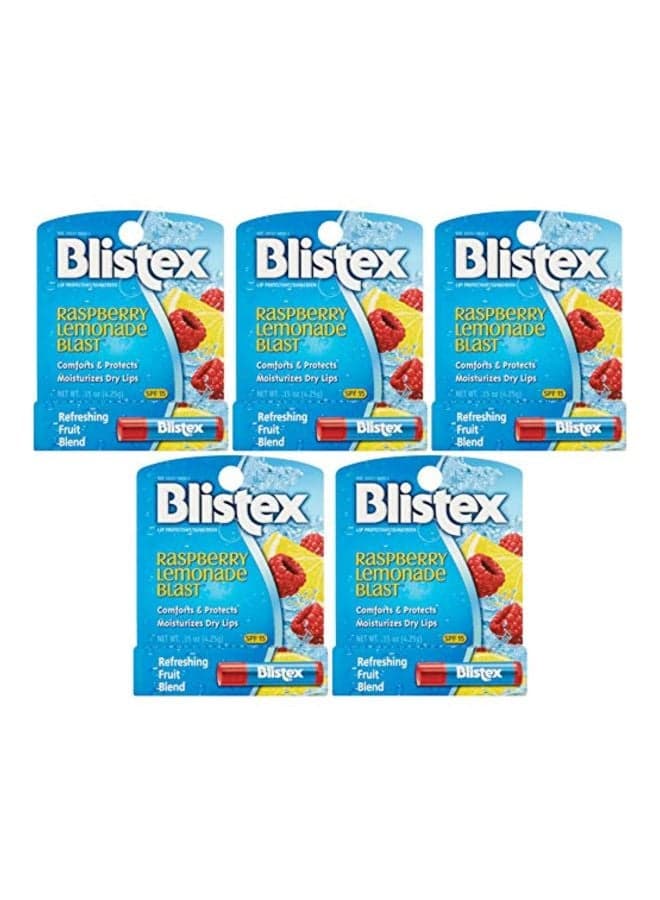 5-Piece Raspberry Lemonade Blast Lip Balm SPF 15