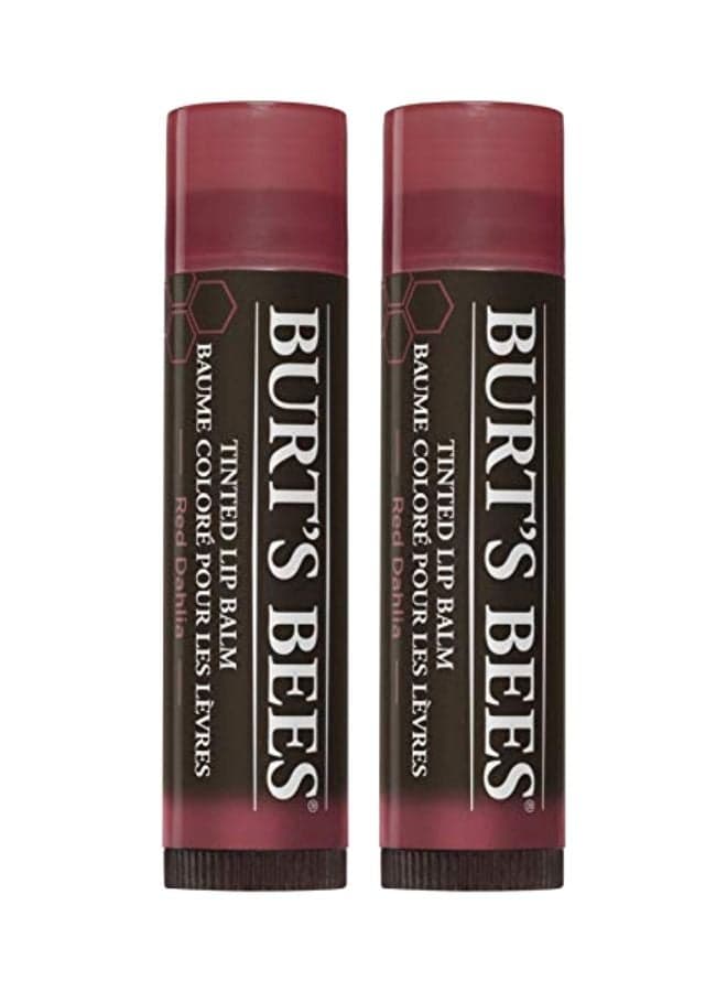Pack Of 2 Tinted Lip Balm Red Dahlia