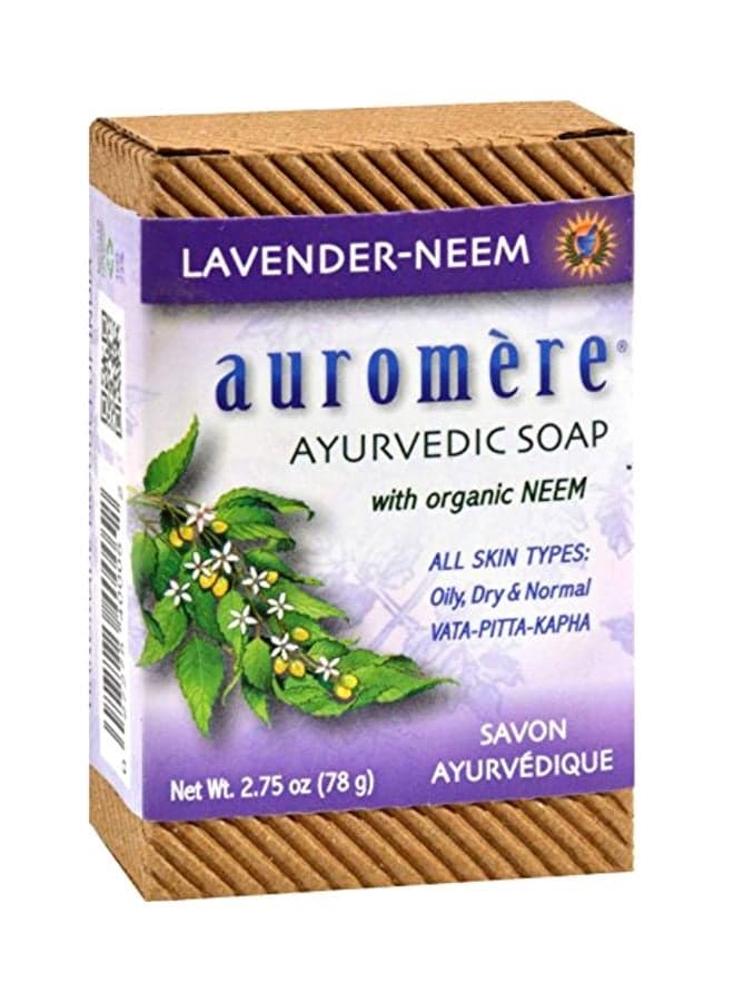 3-Piece Ayurvedic Lavender Neem Soap Bar