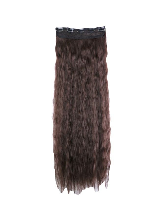 5-Piece Curly Hair Extension Brown